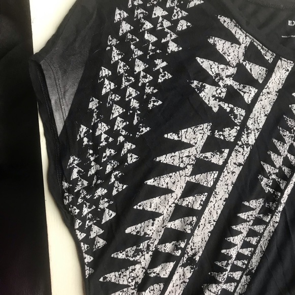 Black blouse short sleeved top - Picture 2 of 5